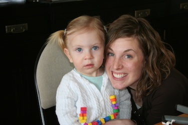 Cora and Katie completed necklace