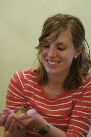 katie and duckling