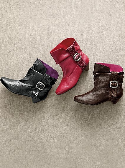 buckle bootie
