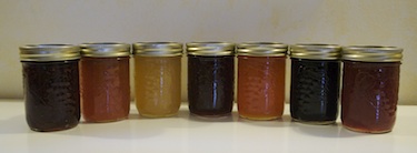 rainbow of jam