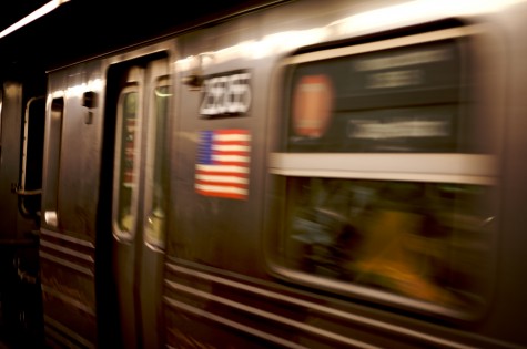 subway in motion