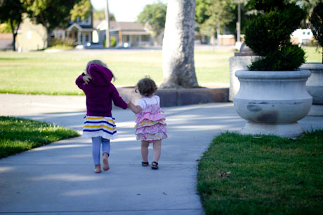 to the swings