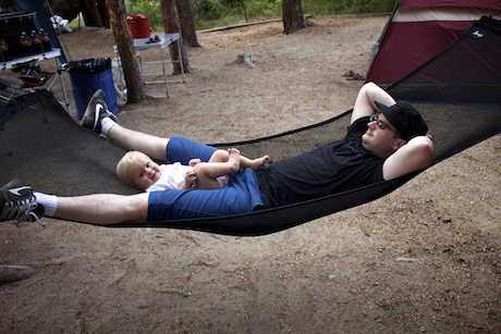 Chilling on the hammock