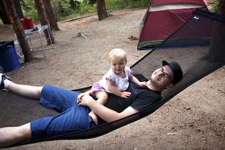 Chilling on the hammock