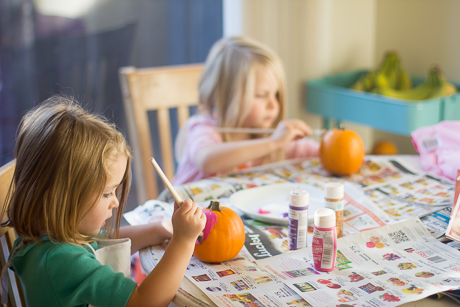 painted pumpkins