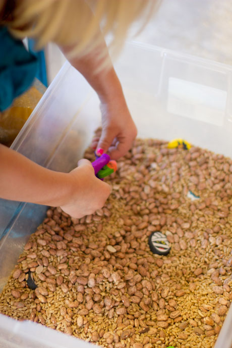 halloween sensory bin