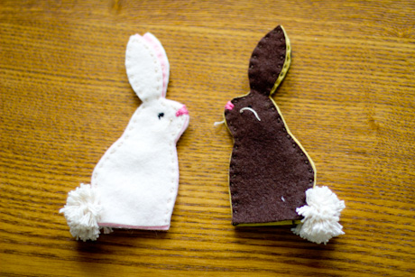 bunny finger puppets
