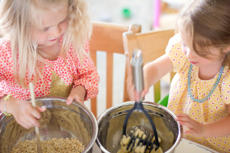 making cookies