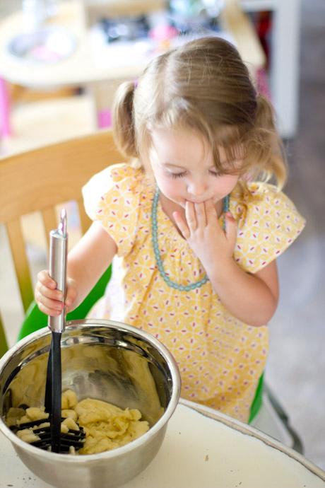 making cookies