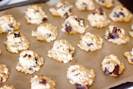 making cookies